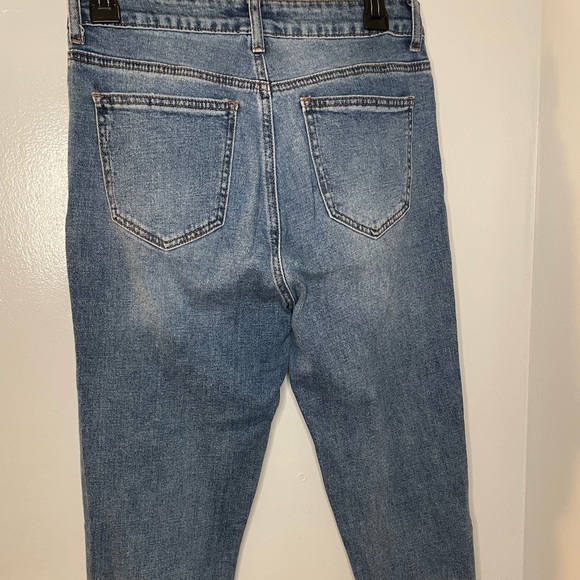 Wax Jean Medium Wash Roll Cuffed Capri Jean Size US 5 / 27 - Picture 6 of 6